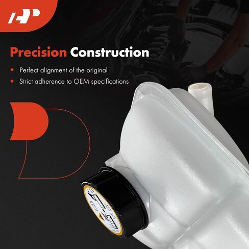 A-Premium Engine Coolant Overflow Recovery Reservoir Tank [with Cap] Compatible with Volvo C70 2006-2013, C30 2008-2013, S40 2004-2011, V50 2005-2010 in Saudi Arabia