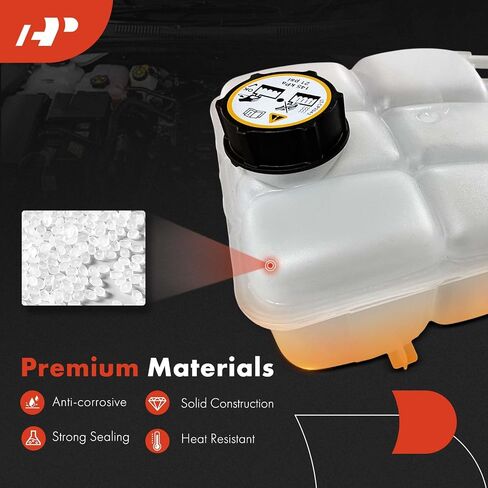 A-Premium Engine Coolant Overflow Recovery Reservoir Tank [with Cap] Compatible with Volvo C70 2006-2013, C30 2008-2013, S40 2004-2011, V50 2005-2010 in Saudi Arabia