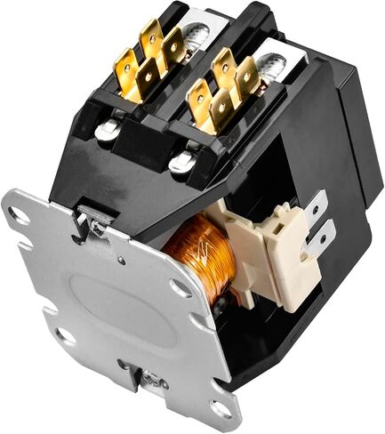 HVAC Motor Contactor, HSJL-40/1, 1 Poles, 40A, 120VAC 50/60Hz Coil, for Air Conditioner, Heat Pump, Refrigeration Systems, UL Listed in Saudi Arabia
