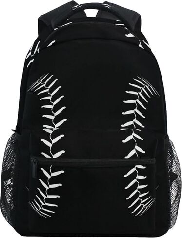Backpack Black White Chess Board Bookbag Daypack Travel Hiking Camping School Laptop Bag in Kuwait