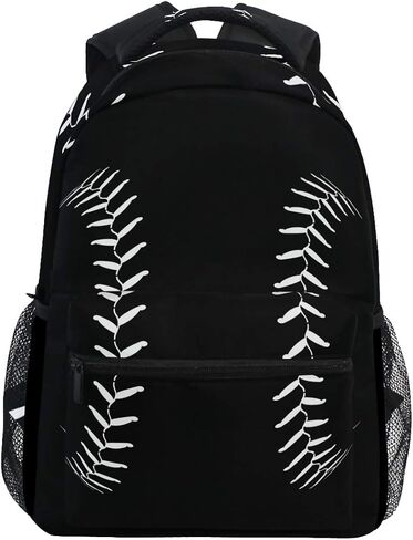 Backpack Black White Chess Board Bookbag Daypack Travel Hiking Camping School Laptop Bag in Kuwait
