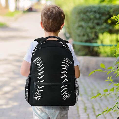 Backpack Black White Chess Board Bookbag Daypack Travel Hiking Camping School Laptop Bag in Kuwait