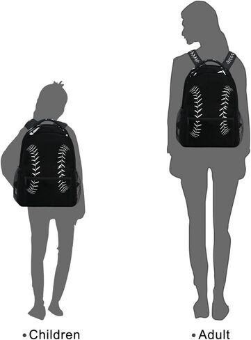 Backpack Black White Chess Board Bookbag Daypack Travel Hiking Camping School Laptop Bag in Kuwait