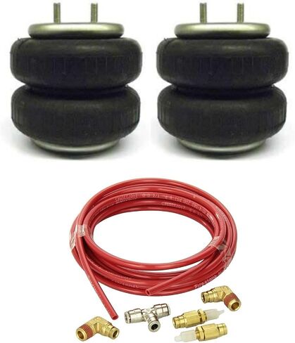Firestone Airide Ride-Rite Pair of Replacement Rear Air Helper Springs | Double-Convoluted | Offers Maximum Load Support | Includes TrendsAuto Decal | 6781 in Saudi Arabia