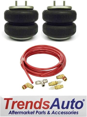 Firestone Airide Ride-Rite Pair of Replacement Rear Air Helper Springs | Double-Convoluted | Offers Maximum Load Support | Includes TrendsAuto Decal | 6781 in Saudi Arabia
