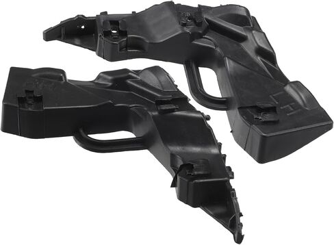 Bumper Support Bracket, Left and Right Side Front Bumper Retainer Bracket Hold Mount No.86513F2000/86514F2000 for Hyundai Elantra 2017-2018 ABS Plastic Black, 1 Pair in Saudi Arabia