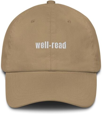 Well Read Baseball Cap – Literary Hat, Adjustable Cotton Twill Hat for Readers, Writers & Book Clubs in Saudi Arabia