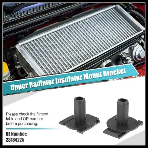 2pcs Radiator Mounting Sleeve for GMC Terrain 2018-2023 for Chevrolet Equinox 2018-2023 No.23134225 Durable Material in Saudi Arabia