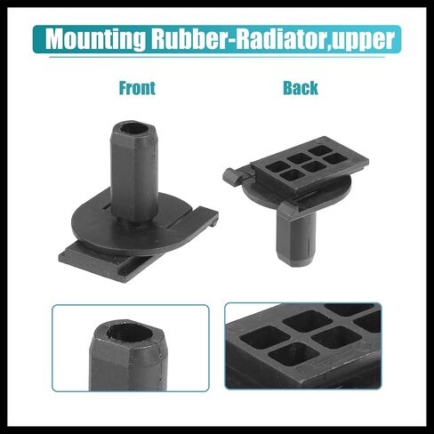 2pcs Radiator Mounting Sleeve for GMC Terrain 2018-2023 for Chevrolet Equinox 2018-2023 No.23134225 Durable Material in Saudi Arabia