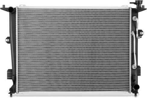 DNA MOTORING OE Style 1-Row Aluminum Cooling Radiator Compatible with Hyundai Equus 2012-2016, OEM-RA-13472, 253103N800 in Saudi Arabia