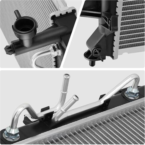 DNA MOTORING OE Style 1-Row Aluminum Cooling Radiator Compatible with Hyundai Equus 2012-2016, OEM-RA-13472, 253103N800 in Saudi Arabia
