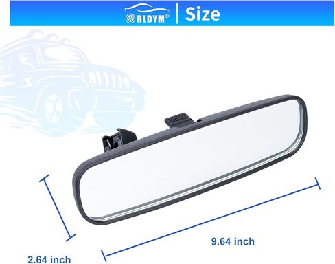 Rldym Interior Rear View Mirror 76400-SEA-024 for Honda Accord 2013-2017, Civic 2004-2005 2012-2015, CR-V 2006-2016, Fit 2019-2013, Odyssey 2005-2010, OE# 76400-SEA-305, 76400-SEA-004, 76400-SEA-014 in Saudi Arabia