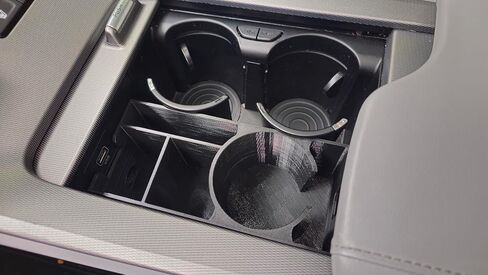 Custom Extra Cup Holder Organizer Compatible with 2019-2025 Hyundai Palisade Accessory Cubby Tray 3D Printed in Saudi Arabia
