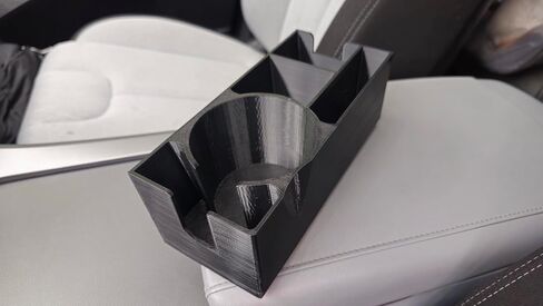 Custom Extra Cup Holder Organizer Compatible with 2019-2025 Hyundai Palisade Accessory Cubby Tray 3D Printed in Saudi Arabia