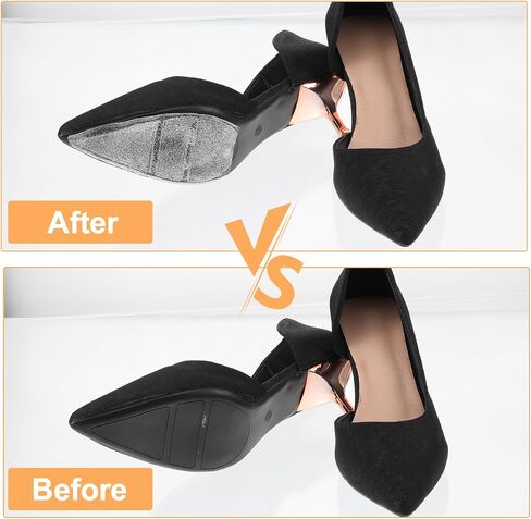 6 Pcs Sole Protector, Self-Adhesive High Heel Pads Sneaker Sole Protector Red Bottom Shoe Protectors Shoes Grips on Bottom Clear Soles Sticker for High Heels Anti-Slip Shoe Grip Noise Reduction in Saudi Arabia