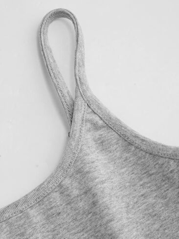 CIDER Crop Tops for Women Sleeveless Camisole Top Basic Scoop Neck Adjustable Strap Cotton Blend Tank Tops in Saudi Arabia
