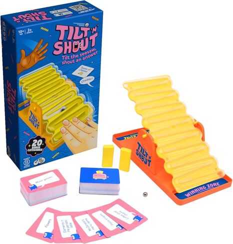 Tilt 'n' Shout: لعبة لوحية عائلية سريعة للبالغين والأطفال | أفضل ألعاب الطاولة الجديدة 2024 in Kuwait