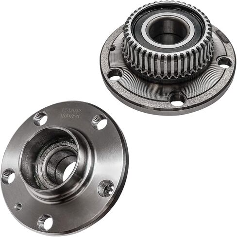 Detroit Axle - Rear 2pc Wheel Bearing Hubs for Volkswagen Jetta Beetle Golf City Audi TT, 2 Wheel Bearing and Hubs Assembly Replacement in Saudi Arabia