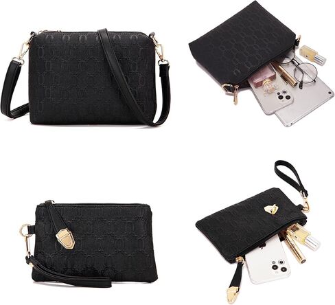 Purse for Women Fashion Medium Shoulder Bag Crossbody Bag Top Handle Tote Handbag Set 4PCS in Saudi Arabia