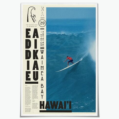 Retro Surfer Wall Art 2013 Surf Contest Poster Print Vintage Aesthetic Room Decoration Summer Beach Canvas Posters Surfer Artwork for Beach Lovers 8x12inch Unframed in Saudi Arabia