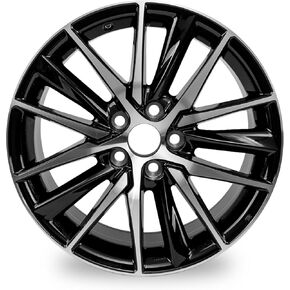 18 "جديد 18x8 في حافة عجلة مصنوعة من خليط معدني لتويوتا كامري SE 2018 2019 2020 2021 2022 2023 2024 تشكيله أسود واحد استبدال جنوط عجلات السيارة in Kuwait