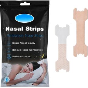 60PCS Nose Strips for Breathing,Extra Strength Nasal Strips for snoring,Suitable for Nasal Congestion & snoring (60) in Saudi Arabia