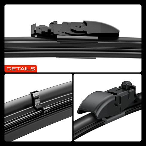A-Premium Pack of 2 Windshield Wiper Blades with Wear Indicator & Towel - Compatible with Subaru Ascent 2019-2024 - 26" and 20", Gen2V5 Connector, Left and Right in Saudi Arabia