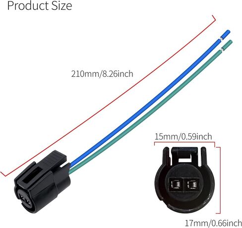 HiSport A/C Compressor Connector PT2293 88862212 Compatible with 1975-2001 Buick Century 1977-2005 Chevrolet P30 1979-1999 GMC K2500 K3500 K1500 1977-1997 Automative Replacement Part in Saudi Arabia
