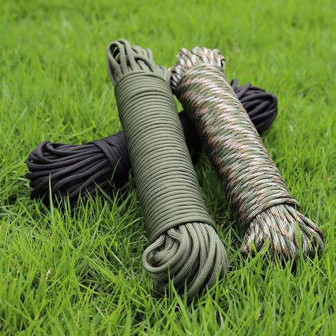 100ft 4mm Paracord Rop Utility Parachute Cord for Crafting, Tent, Camping, Clothes line, Hiking, Fishing in Saudi Arabia