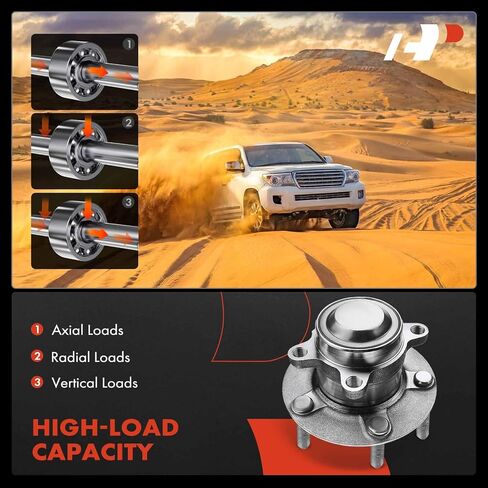 A-Premium Rear Wheel Bearing and Hub Assembly with 5-Lug Compatible with Honda Civic 2016-2021, Insight 2019-2022 in Saudi Arabia