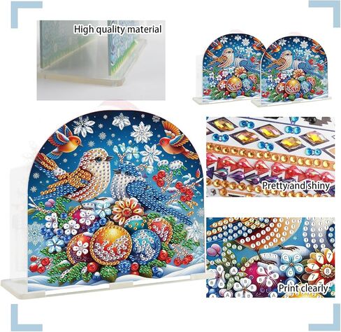 Diamond Art Napkin Holder, Angel Acrylic Napkin Holder for Table, Diamond Painting Napkin Holders for Paper Napkins, Diamond Painting Kits Cocktail Holders for Paper, Dining Table Decor in Kuwait