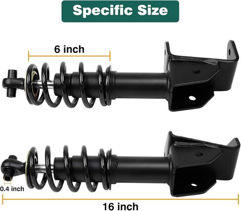 Yamaha Front Shocks Absorbers Set Fit Yamaha G29 Drive 2007-2016 Golf Cart Passenger and Driver Side OEM JW2-F3390-00-00 JW2-F3350-00 (Red) in Saudi Arabia