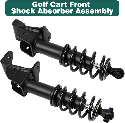 Yamaha Front Shocks Absorbers Set Fit Yamaha G29 Drive 2007-2016 Golf Cart Passenger and Driver Side OEM JW2-F3390-00-00 JW2-F3350-00 (Red) in Saudi Arabia