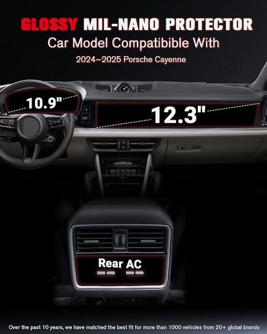 2 Pack Screen Protector For Ford Escape 2023 2024 2025,13.2 Inch Protective Film Compatible With Escape Accessories in Saudi Arabia