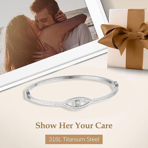 Dainty Gold Plated Bracelet for Women Thin Hinged Bangle with Cubic Zirconia Elegant European Minimalist Jewelry Stackable Trendy Gift Gold/Sliver in Saudi Arabia