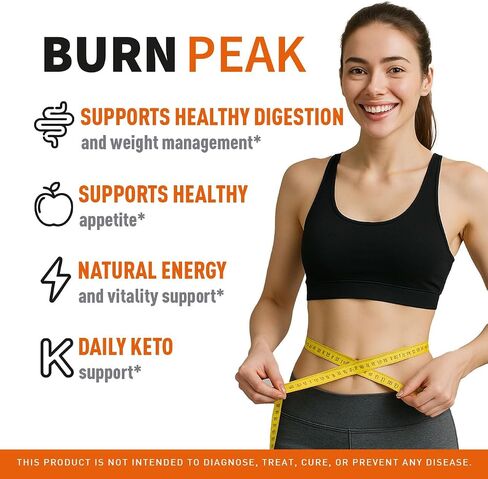 BurnPeak Capsules Advanced Premium Formula All Natural, 60 Capsules for 1 Month in Saudi Arabia