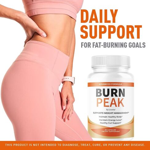 BurnPeak Capsules Advanced Premium Formula All Natural, 60 Capsules for 1 Month in Saudi Arabia