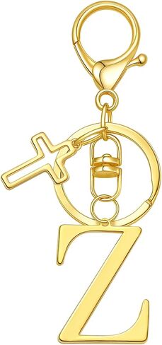 Letter Keychains for Women Initial Keychain Charms for Purses Personalized Keychain Cute Initial Bag Charm in Saudi Arabia