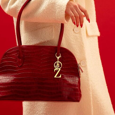 Letter Keychains for Women Initial Keychain Charms for Purses Personalized Keychain Cute Initial Bag Charm in Saudi Arabia