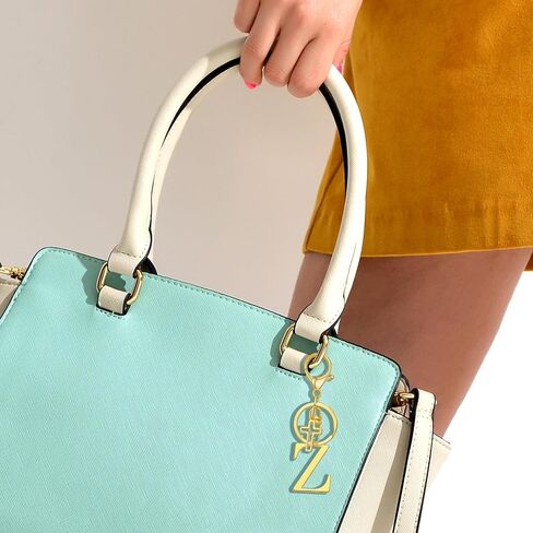 Letter Keychains for Women Initial Keychain Charms for Purses Personalized Keychain Cute Initial Bag Charm in Saudi Arabia