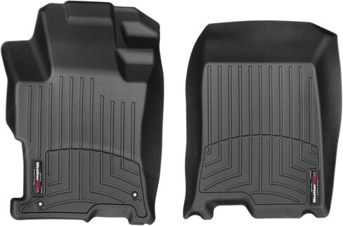 WeatherTech Custom Fit FloorLiners for Honda Accord - 1st Row (441481), Black in Saudi Arabia