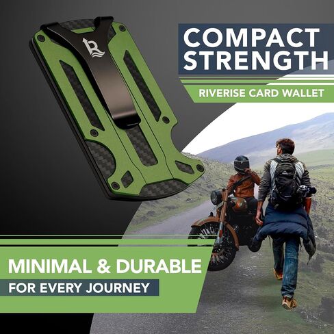 Slim Aluminum Wallet – RFID Blocking Tactical Card Holder – Minimalist Travel Wallet for Men in Saudi Arabia