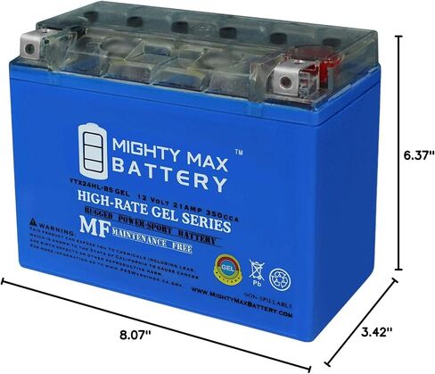 بطارية Mighty Max YTX24HL-BS GEL البديلة لـ ATX24HL in Saudi Arabia