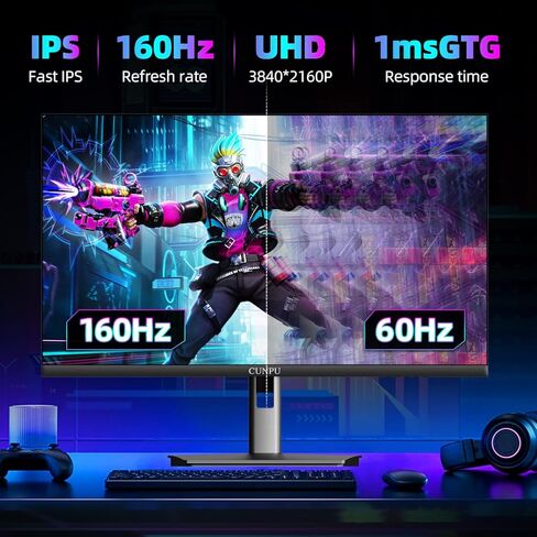 شاشة ألعاب 27 بوصة بدقة 1440 بكسل، شاشة QHD 144/165 هرتز سريعة IPS عمودية، 125% sRGB، FreeSync & G-Sync، HDR، تعديل الارتفاع لراحة اللاعب، ضوء RGB، مكبر صوت مدمج، منفذ HDMI وDP، S27QG in Kuwait