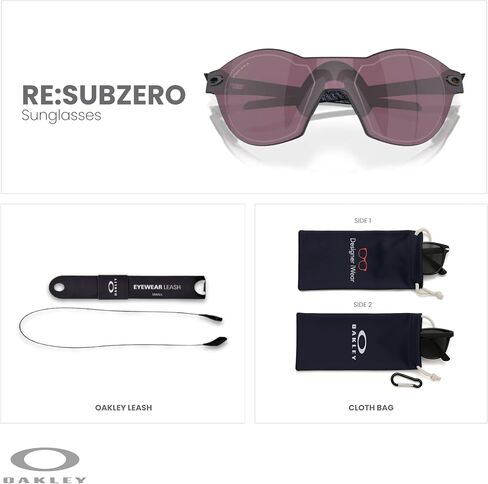 نظارات شمسية OAKLEY OO9098 Re:Subzero Shield للرجال + مجموعة مقود إكسسوارات، حقيبة من الألياف الدقيقة in Saudi Arabia