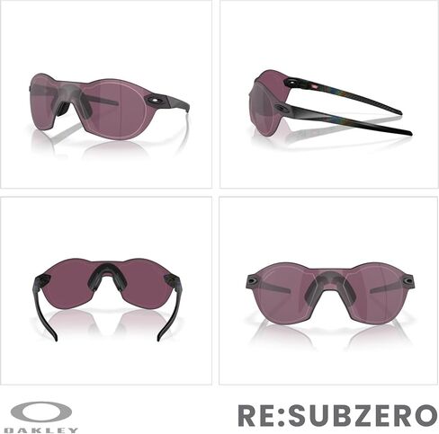 نظارات شمسية OAKLEY OO9098 Re:Subzero Shield للرجال + مجموعة مقود إكسسوارات، حقيبة من الألياف الدقيقة in Saudi Arabia