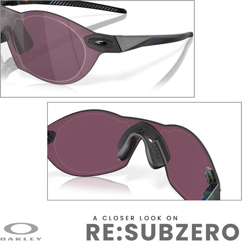 نظارات شمسية OAKLEY OO9098 Re:Subzero Shield للرجال + مجموعة مقود إكسسوارات، حقيبة من الألياف الدقيقة in Saudi Arabia