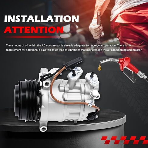 AC Compressor Fit for C250 C300 C350e C63 AMG C43 AMG, for E200 E250 E300 E350 E400 E450, for GLC250 GLC300, for SLK300 SLC300, for Metris, A/C Compressor with Clutch Replace for 168324 in Saudi Arabia