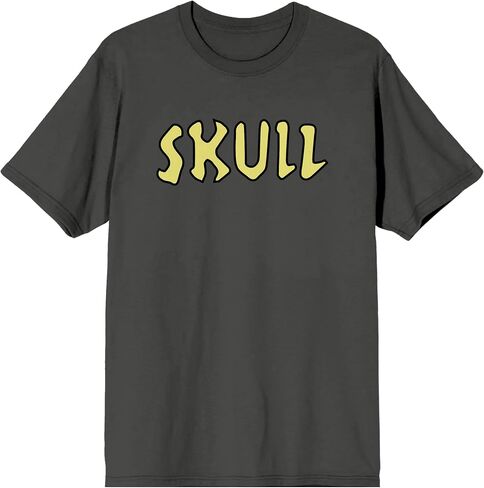 Bioworld Beavis & Butthead Skull Adult Charcoal Crew Neck Short Sleeve T-Shirt in Saudi Arabia