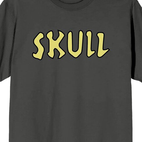 Bioworld Beavis & Butthead Skull Adult Charcoal Crew Neck Short Sleeve T-Shirt in Saudi Arabia